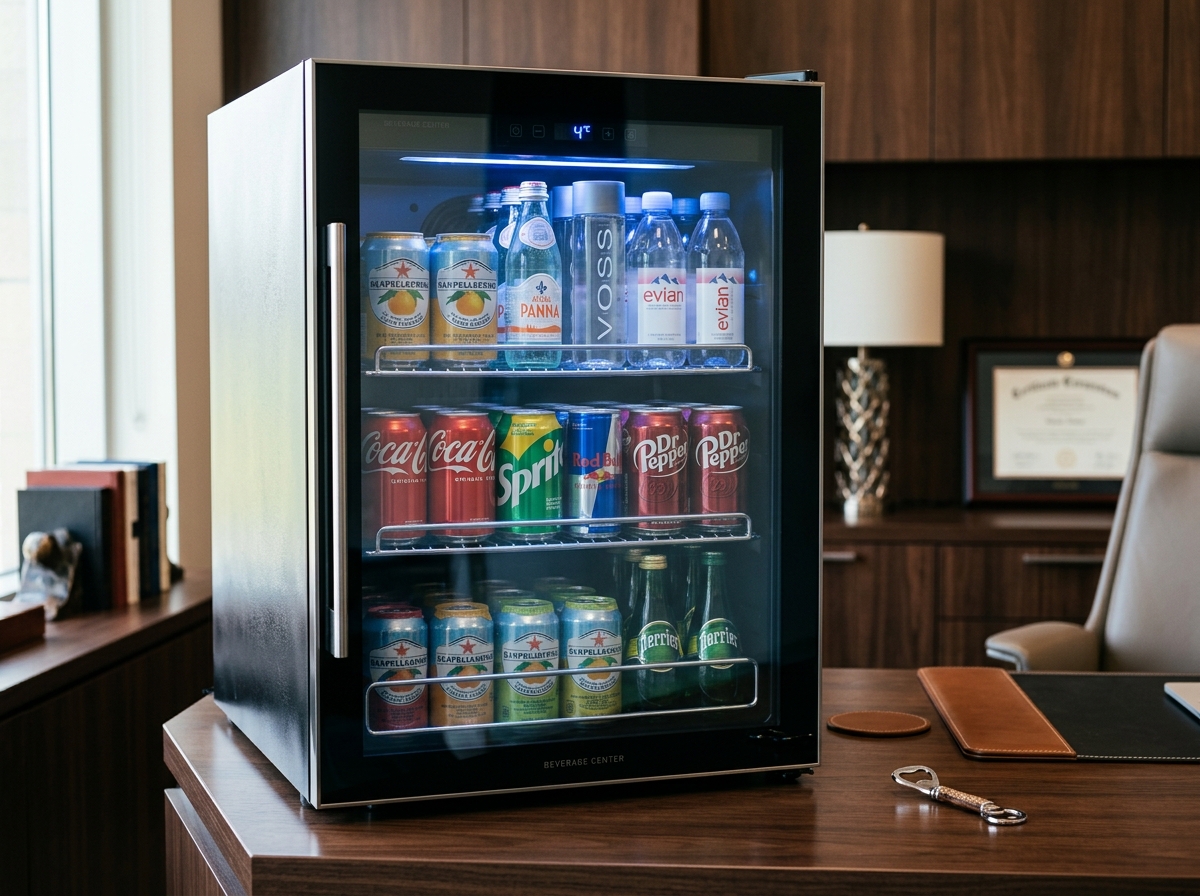 Minibar Indurama 129 Litros RI-150CR Puerta de Vidrio